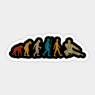 Karate Men Revolution Sticker